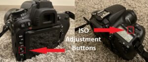 ISO Adjustment Buttons